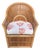 Vintage Bloomingdale's Coastal Split-Rattan & Bamboo "Sunrise" Armchair – Made in Philippines For Sale