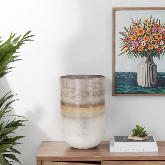 Glass Barrick Vase Large For Sale - Image 7 of 8