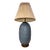Mid Century, Modern Monumental Turned Studio Pottery Ceramic Lamp For Sale
