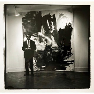 Fred McDarrah, Vintage Print Silver Gelatin Signed Photograph Friedl Dzubas New York Artist, 1959 For Sale