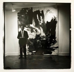 Fred McDarrah, Vintage Print Silver Gelatin Signed Photograph Friedl Dzubas New York Artist, 1959