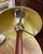 2010s Ralph Lauren Brown Leather-Wrapped and Brush Brass/Metal Tall Buffet Lamps, a Pair For Sale - Image 5 of 7