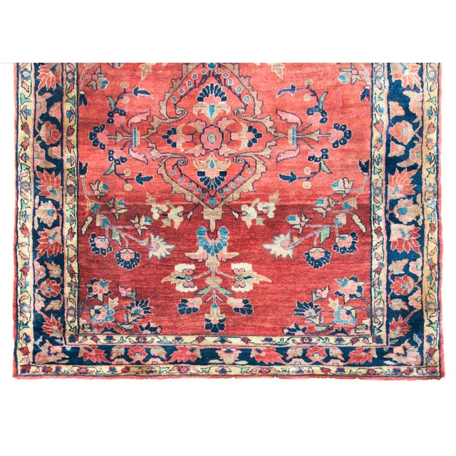 Early 20th Century Persian Sarouk Mohajeran Rug For Sale - Image 12 of 14