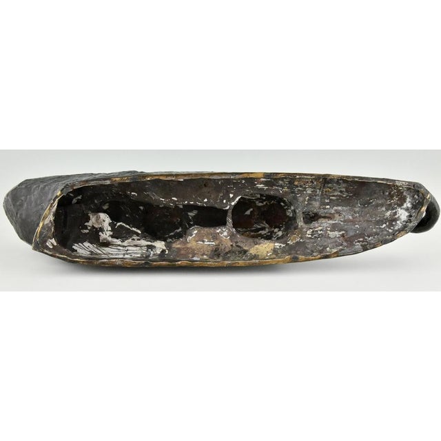 Art Deco Bronze Panther Sculpture by André Vincent Becquerel, Susse Frères Foundry, 1925 For Sale - Image 13 of 15