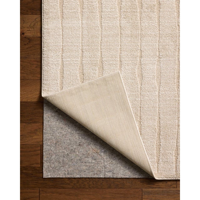 Chris Loves Julia x Loloi Calvin Ivory / Oatmeal 11'-6" x 15'-7" Area Rug For Sale In Dallas - Image 6 of 7