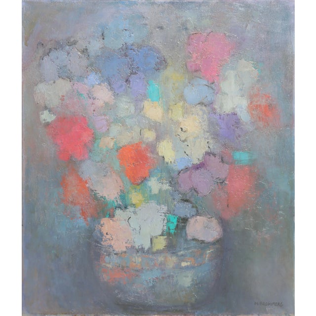 Multicolor Flowers III, Miriam Bromberg, Painting For Sale - Image 4 of 4