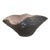 Vintage Black Italian Handkerchief Pottery Bowl For Sale