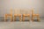 Erik Ole Jørgensen J151 set of 4 Dining Chairs for FDB Møbler, Denmark 1970s. Solid beech wooden frames with papercord...