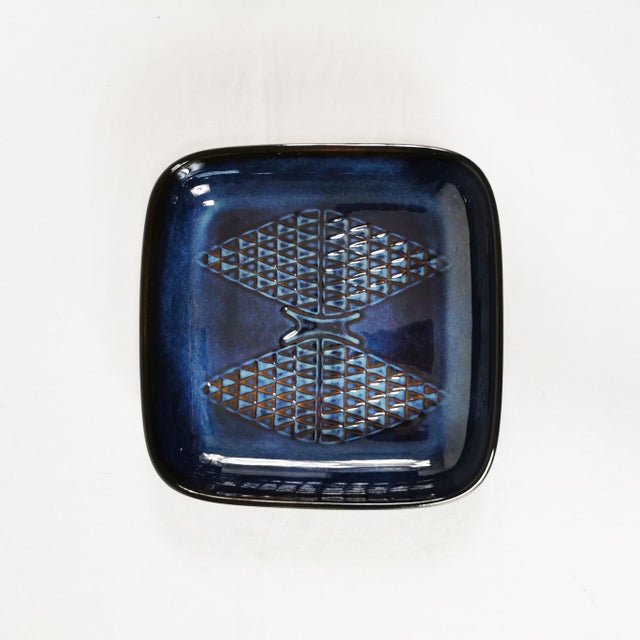 Mid-Century Modern Large Ceramic Bowl by Einar Johansen for Soholm, Denmark, 1960s For Sale - Image 3 of 14