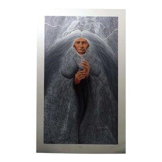 Frank Howell "Canyon Echoes" Offset Lithograph Hand Signed For Sale