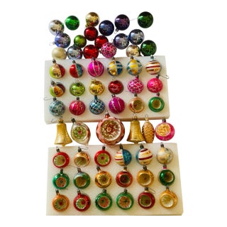 60 Mid 20 Th C Shiny Brite Gkass Holiday Ornaments For Sale