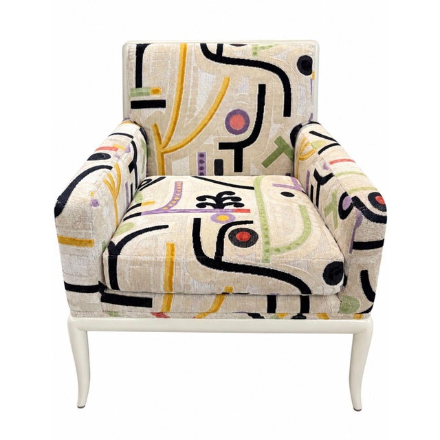 Pair t.h. Robsjohn-Gibbings for Widdicomb Lounge Chairs, 1950 For Sale - Image 4 of 10