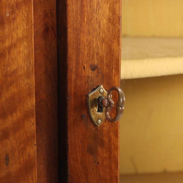 Brown Baroque Walnut Corner Cabinet For Sale - Image 8 of 12