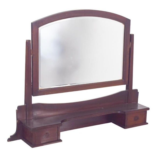 Vintage Portuguese Dressing Table Mirror, 1920s For Sale - Image 9 of 9