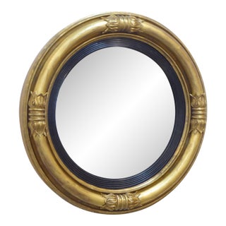 19th Century Giltwood Convex Mirror For Sale