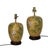 Vintage Hollywood Regency Style Hand-Painted Yellow Ceramic Bird and Bamboo Table Lamps - a Pair For Sale - Image 13 of 13