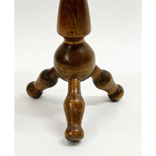 1960s Vintage Hand Turned Wooden Compote Bowl Chairish