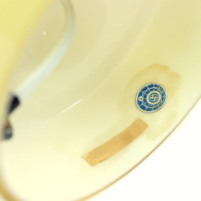 Vintage Cream Glass Lamp by Ivan Jakes for Osvětlovací Sklo, 1970s For Sale - Image 7 of 12