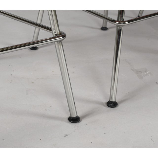 Orange Charles Eames for Herman Miller Orange Fiberglass Counter Height Stools For Sale - Image 8 of 18