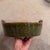 Vintage Rustic Green Glazed Majolica-Style Vegetable Serving Dish With Handles For Sale - Image 4 of 7