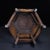 Vintage Chinese Huali Rosewood Mother-of-Pearl Inlaid "Fish & Lotus" Hexagonal Stool For Sale - Image 10 of 10