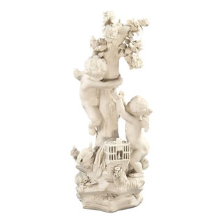 Ceramic Four Elements No. 48 Nude Figure Group from Derby, 1773 For Sale