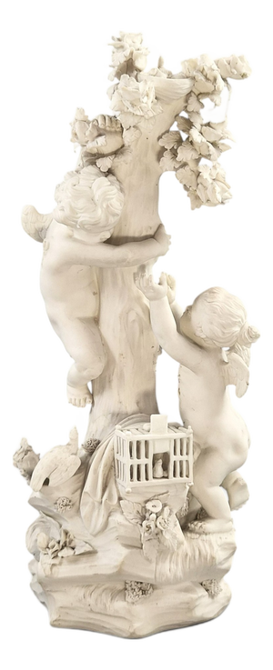 Ceramic Four Elements No. 48 Nude Figure Group from Derby, 1773