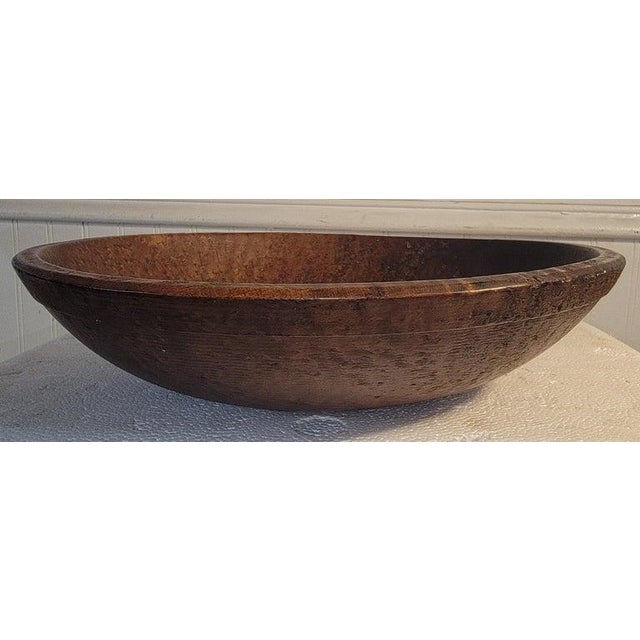19th Century Tiger Eye Maple Butter Bowl For Sale In Los Angeles - Image 6 of 6