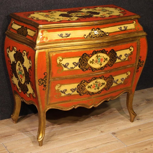 Small 20th Century Tuscan Lacquered Dresser, 1960s For Sale - Image 13 of 13