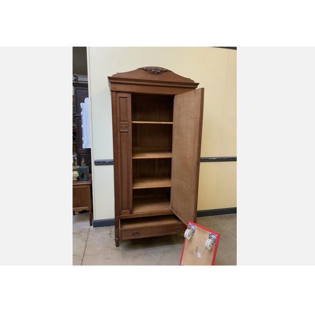 Vintage Art Deco Wardrobe, 1925 For Sale - Image 3 of 9