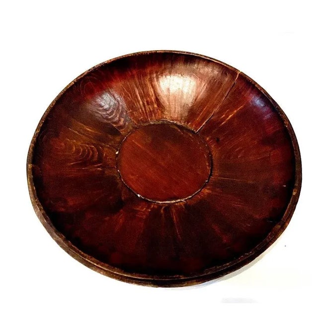 19th Century Chinese Hand Carved Wood & Bamboo Wedding & Offering Basket For Sale - Image 11 of 13