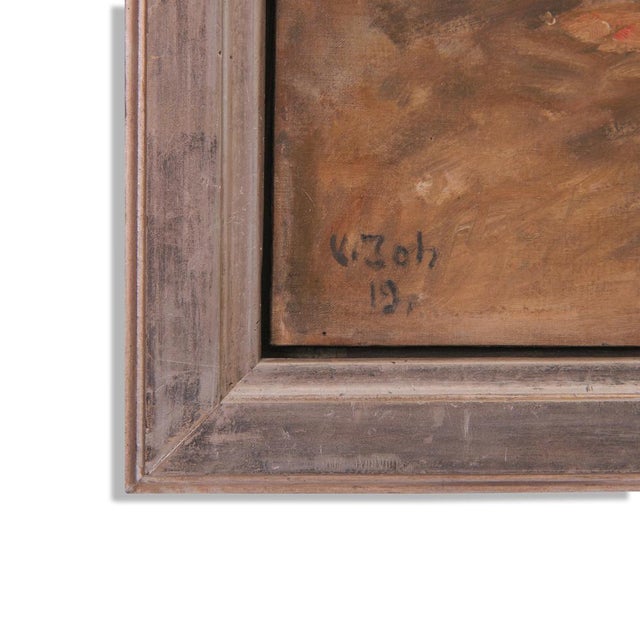 Viggo Johansen, Three Seagulls, Oil on Canvas, Framed For Sale - Image 5 of 6