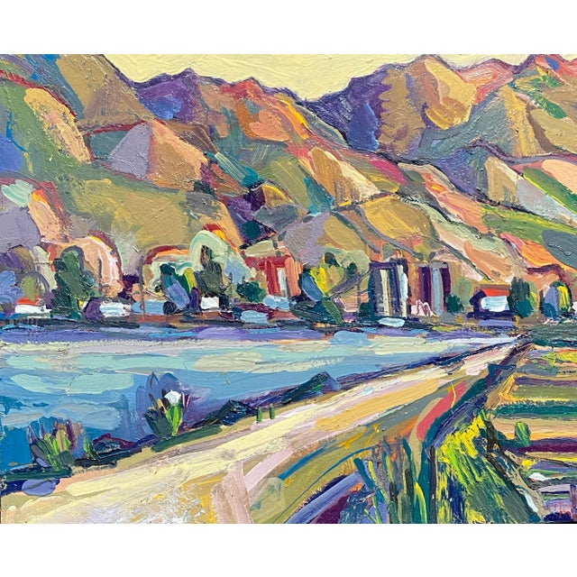 Berkeley Hills Expressionist Landscape Painting by Hartman For Sale In San Francisco - Image 6 of 6