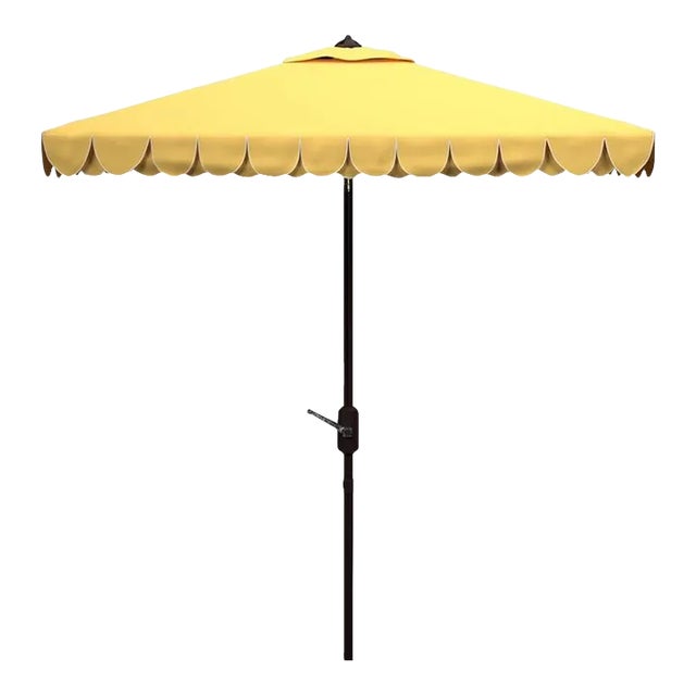 Elegant 7.5 Square Umbrella - Yellow For Sale