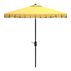 Elegant 7.5 Square Umbrella - Yellow