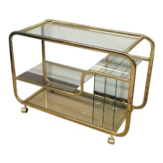 Vintage Mid-Century Bar Cart For Sale