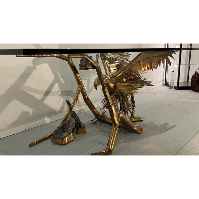 Hollywood Regency Dining Table by Christian Techoueyres, 1970s For Sale - Image 6 of 10