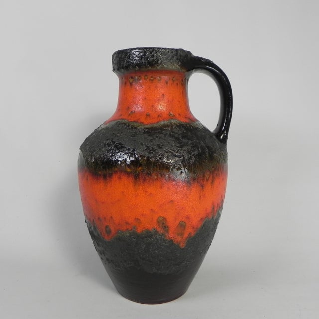 Ceramic Vintage Fat Lava Jug-Vase from Carstens Tonnieshof, 1960s For Sale - Image 7 of 17