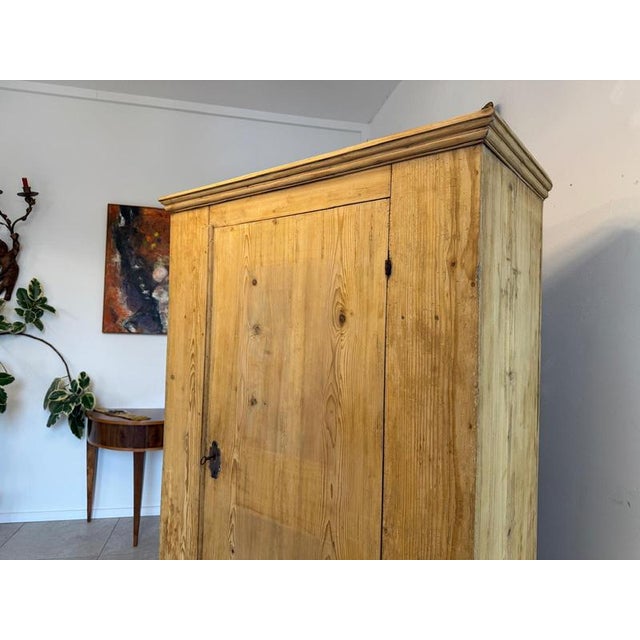 Art Nouveau Farmhouse Cupboard in Wood For Sale - Image 10 of 17