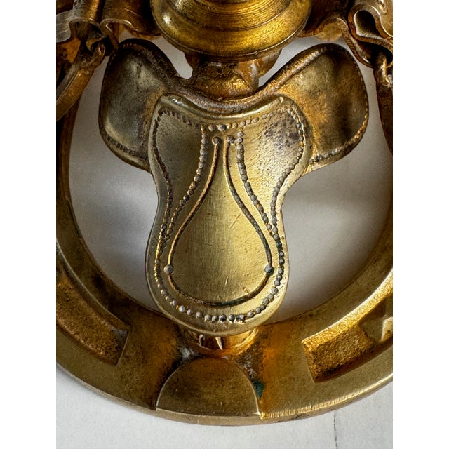Antique Victorian Equestrian Chamberstick Candleholder C. 1860-1890 For Sale - Image 10 of 10
