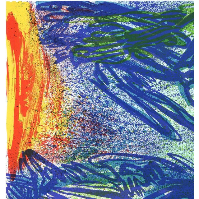 Contemporary 1986 Peter Nyborg 'Untitled' Contemporary Denmark Offset Lithograph For Sale - Image 3 of 5