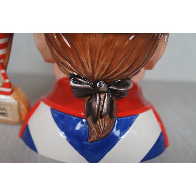 American Royal Doulton Revolutionary War Military Soldier Toby Character Jug For Sale - Image 6 of 16