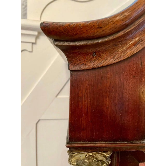 Brown Antique English George III Mahogany and Oak Longcase Clock by Hudfon For Sale - Image 8 of 16
