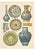 A. Alessio, Decorative Objects, Chromolithograph, Early 20th Century For Sale