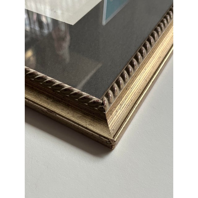 Circa 1970's Brutalist Postmodernist "Icon" Limited Edition Collagraph by Geri Obler, Signed For Sale In Los Angeles - Image 6 of 7