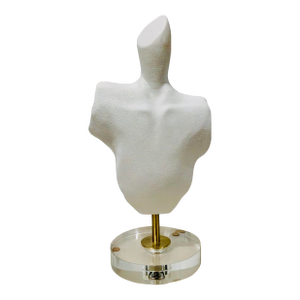 Wildwood Home Modern White Vogue Bust Sculpture