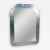 Italian Etched Glass Wall Mirror in the Style Lupi Cristal Luxo For Sale - Image 9 of 9
