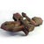 1960s Vintage Polychrome Wood Thai Musican Figurine, 1960s For Sale - Image 5 of 11