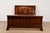 French Ethan Allen French Louis Philippe Flame Mahogany Queen Size Sleigh Bed For Sale - Image 3 of 11