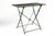 1920s French Painted Wrought Iron Folding Garden Table, Circa 1920's For Sale - Image 5 of 7